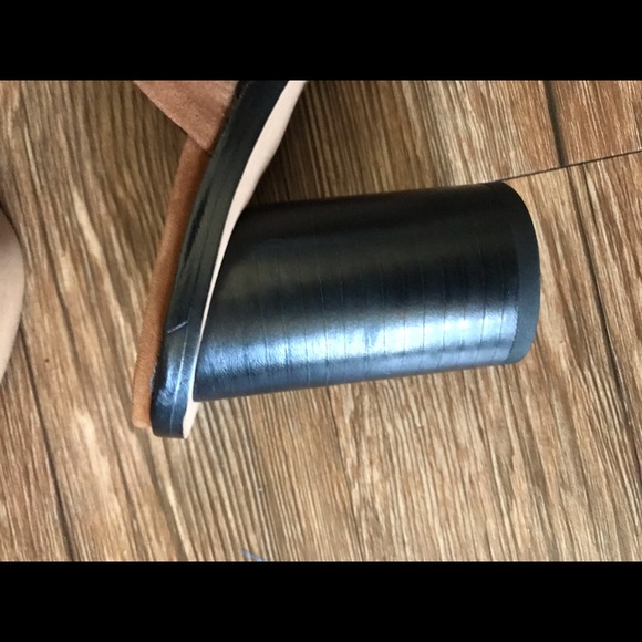 Rebecca Minkoff Galiyah Suede Stacked Heels Mules - Picture 8 of 9